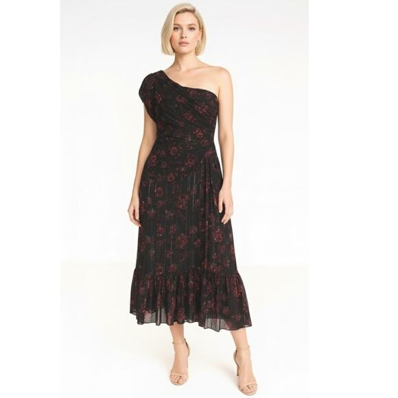 Ulla Johnson Belline Silk Midi Dress Size 6 - Picture 1 of 7